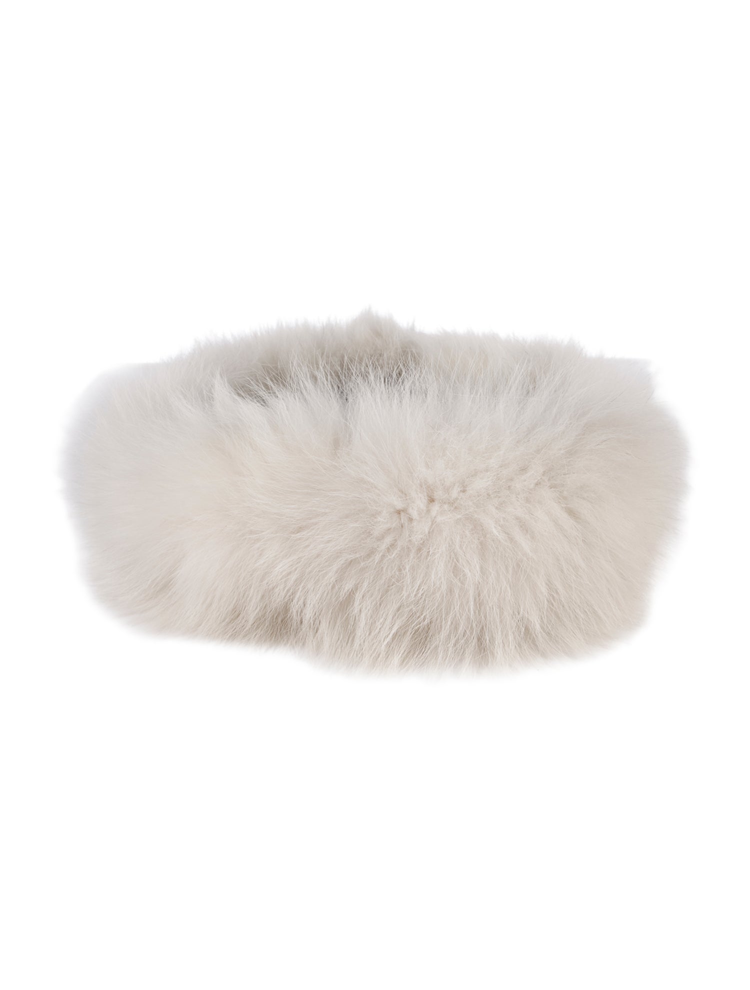 Adrienne Landau Wide Fur Waist Belt