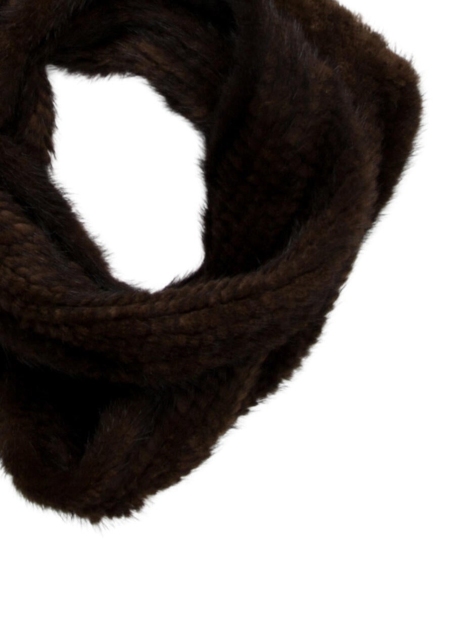Adrienne Landau Mink Scarf