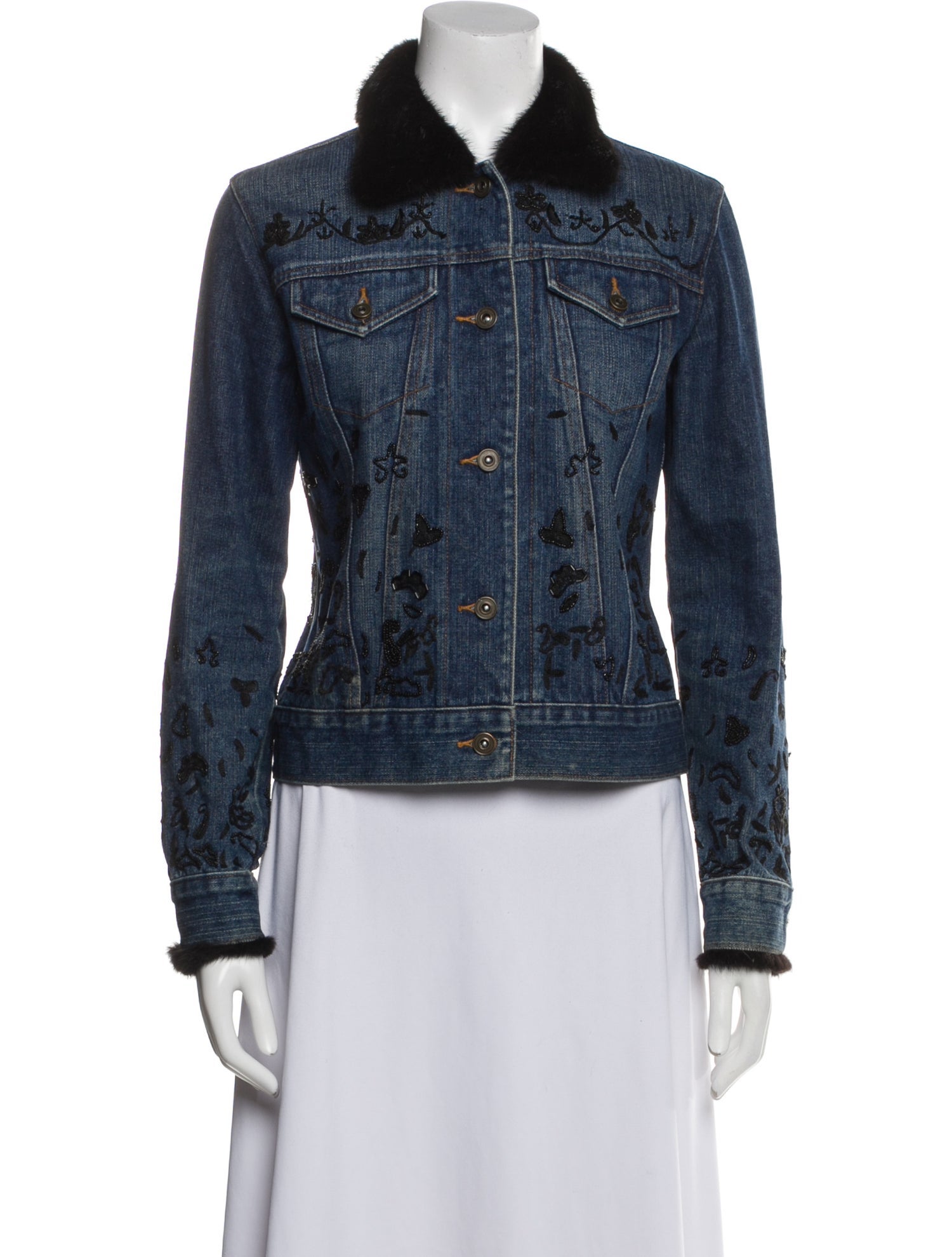 Adrienne Landau Fur Jacket