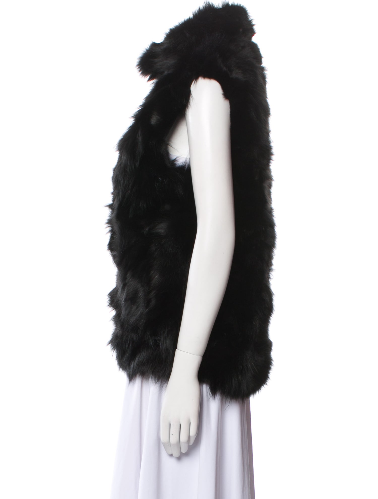 Adrienne Landau Fox Fur Jacket