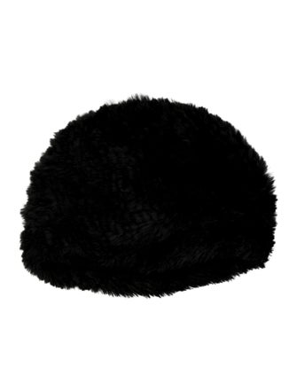 Adrienne Landau faux fur beanie
