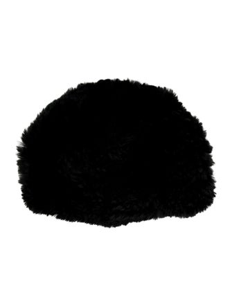 Adrienne Landau faux fur beanie