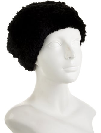Adrienne Landau faux fur beanie