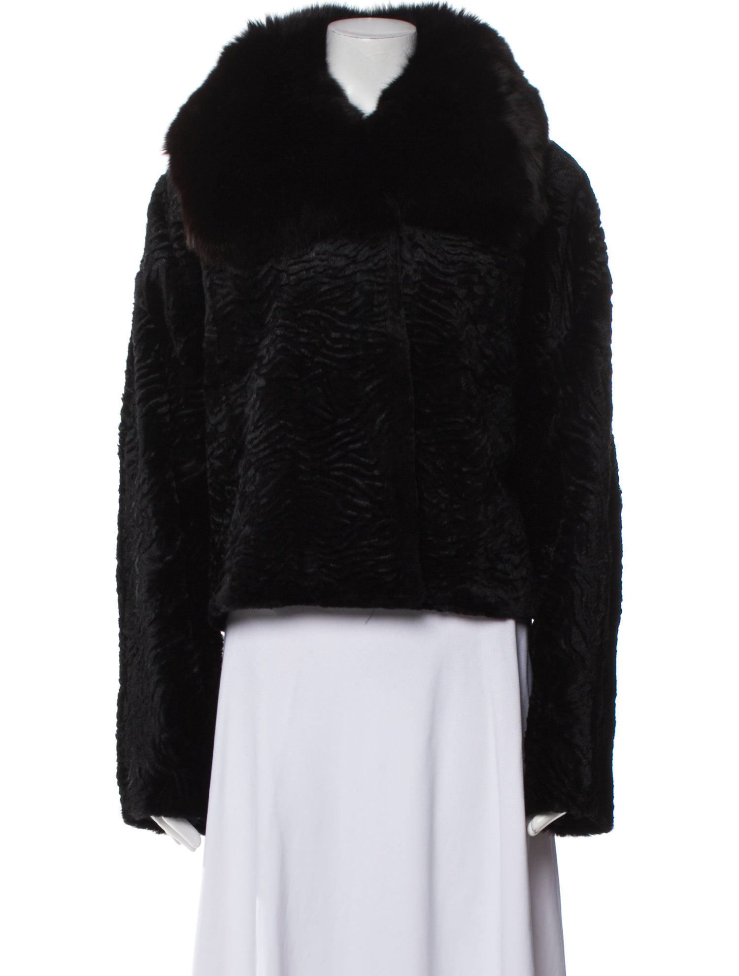 Adrienne Landau Fur Jacket