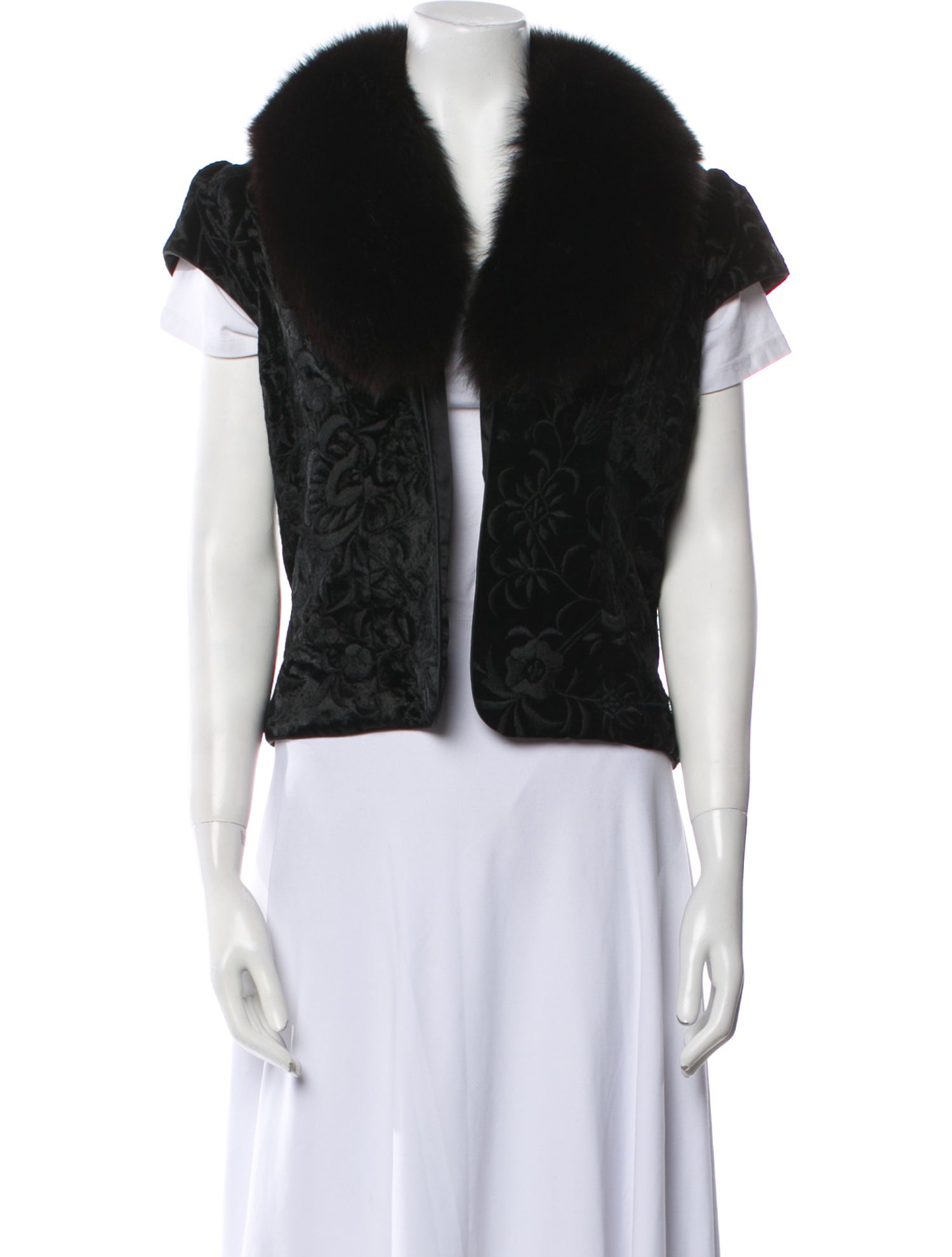 Adrienne Landau Silk Vest