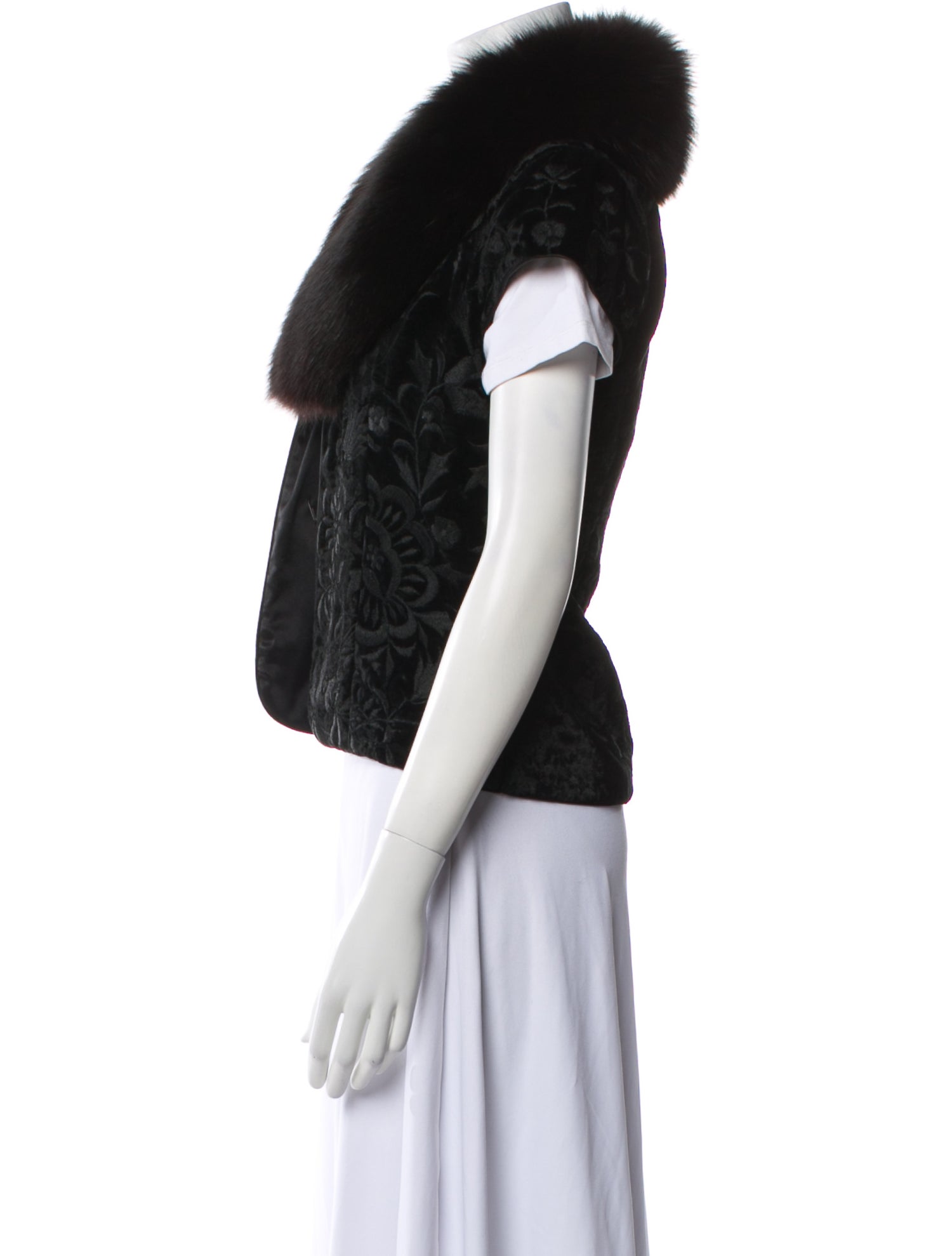 Adrienne Landau Silk Vest