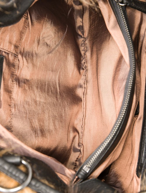 Adrienne Landau Faux Fur Shoulder Bag