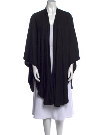 Adrienne Landau Wool Open Front Sweater