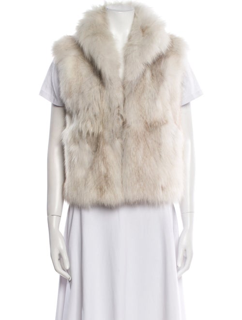Adrienne Landau Fox Fur Jacket