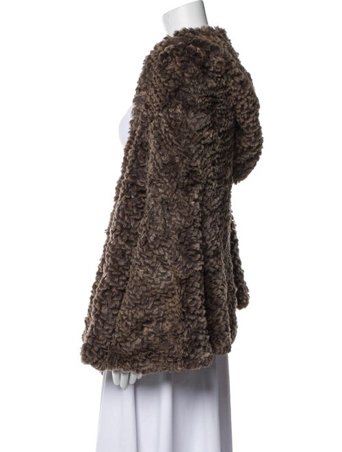 Adrienne Landau Fur Printed Shawl