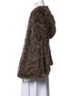 Adrienne Landau Fur Printed Shawl