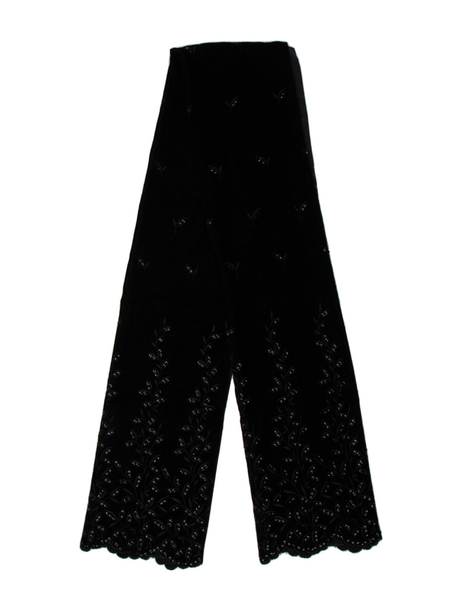 Adrienne Landau Velvet Scarf