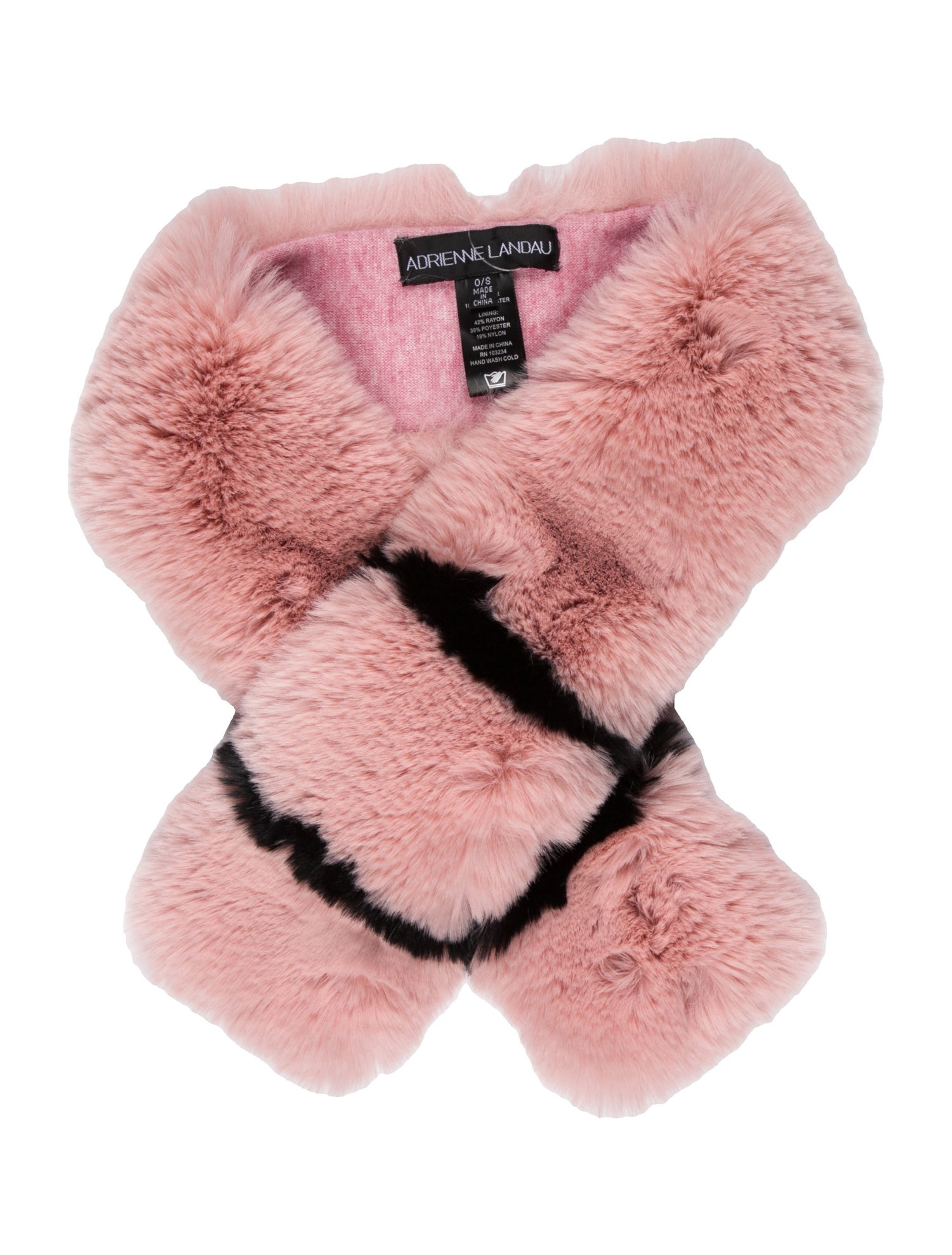 Adrienne Landau Faux Fur Scarf