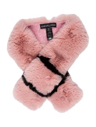 Adrienne Landau Faux Fur Scarf