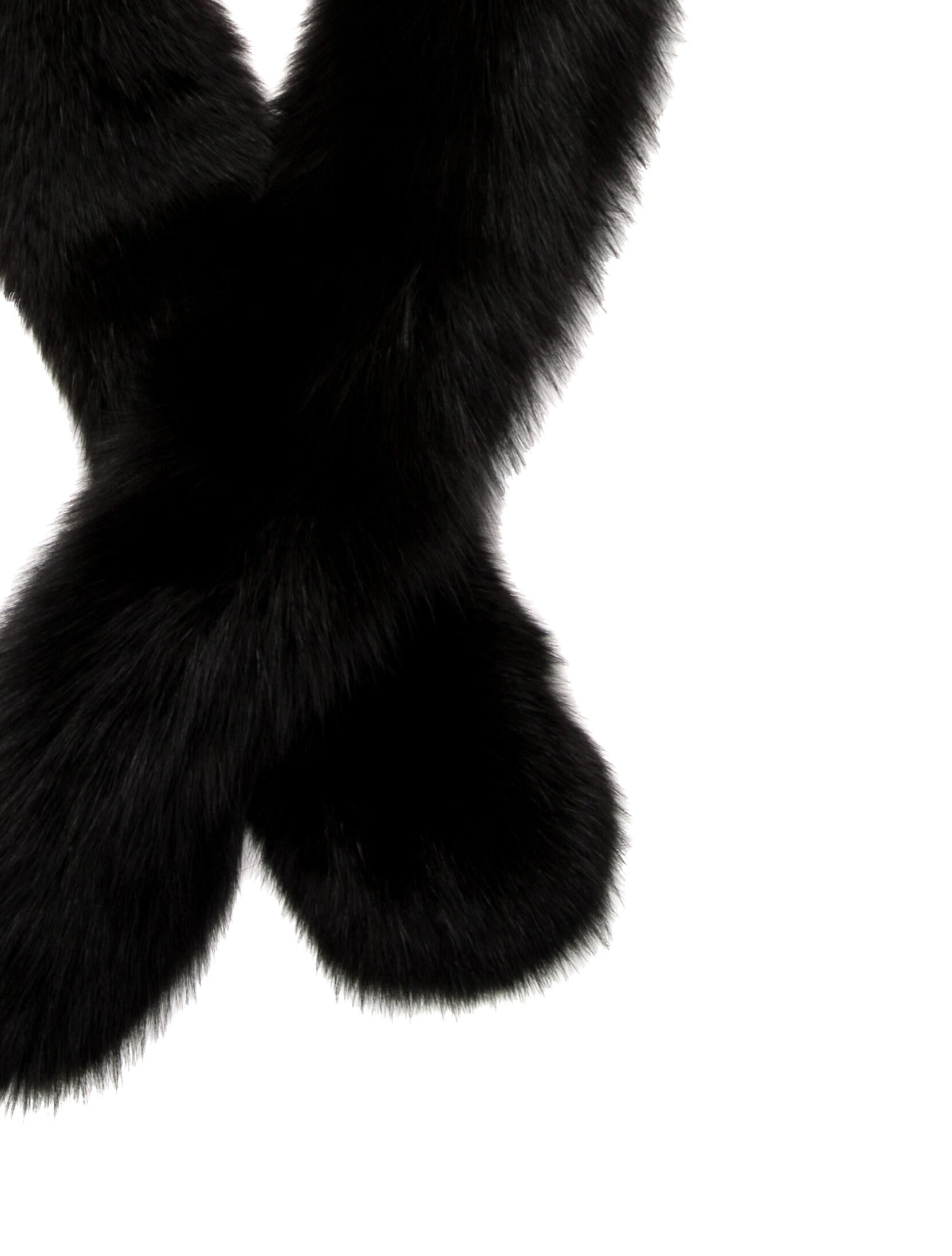 Adrienne Landau Fur Scarf