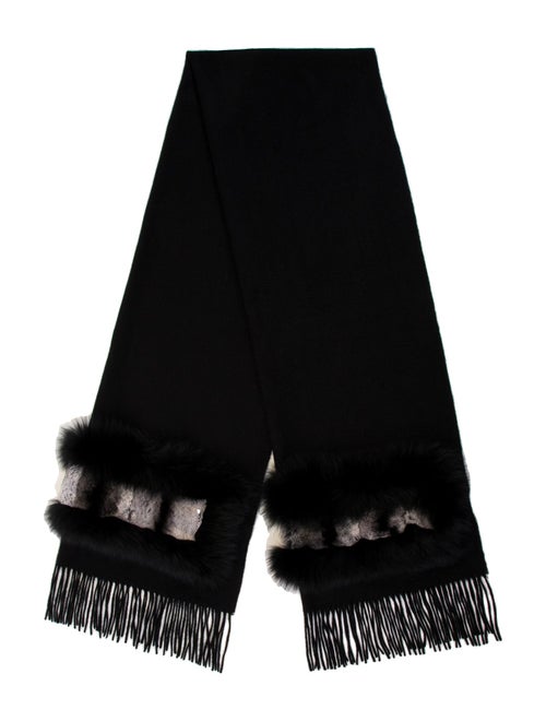 Adrienne Landau Cashmere Printed Scarf
