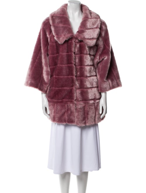 Adrienne Landau Faux Fur Coat