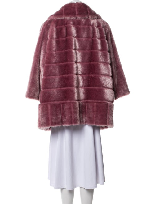 Adrienne Landau Faux Fur Coat