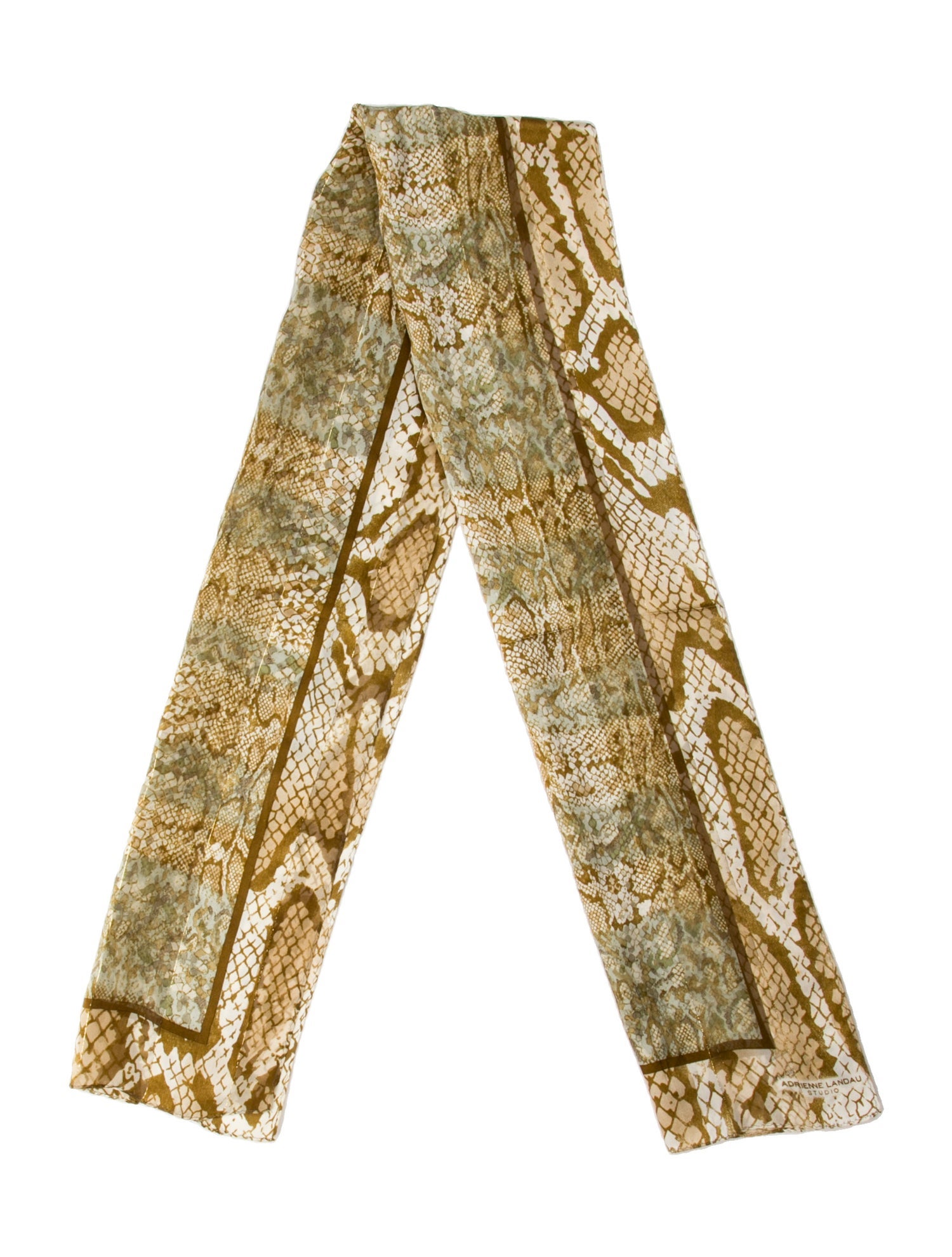 Adrienne Landau Silk Vintage Scarf