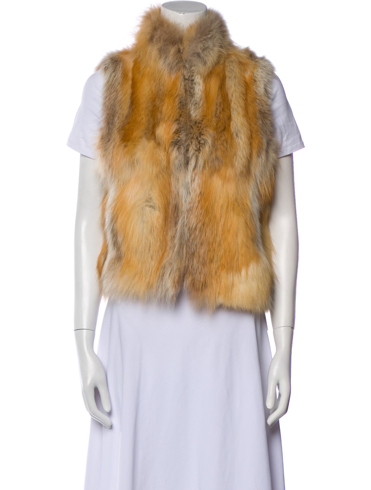 Adrienne Landau Fox Fur Jacket