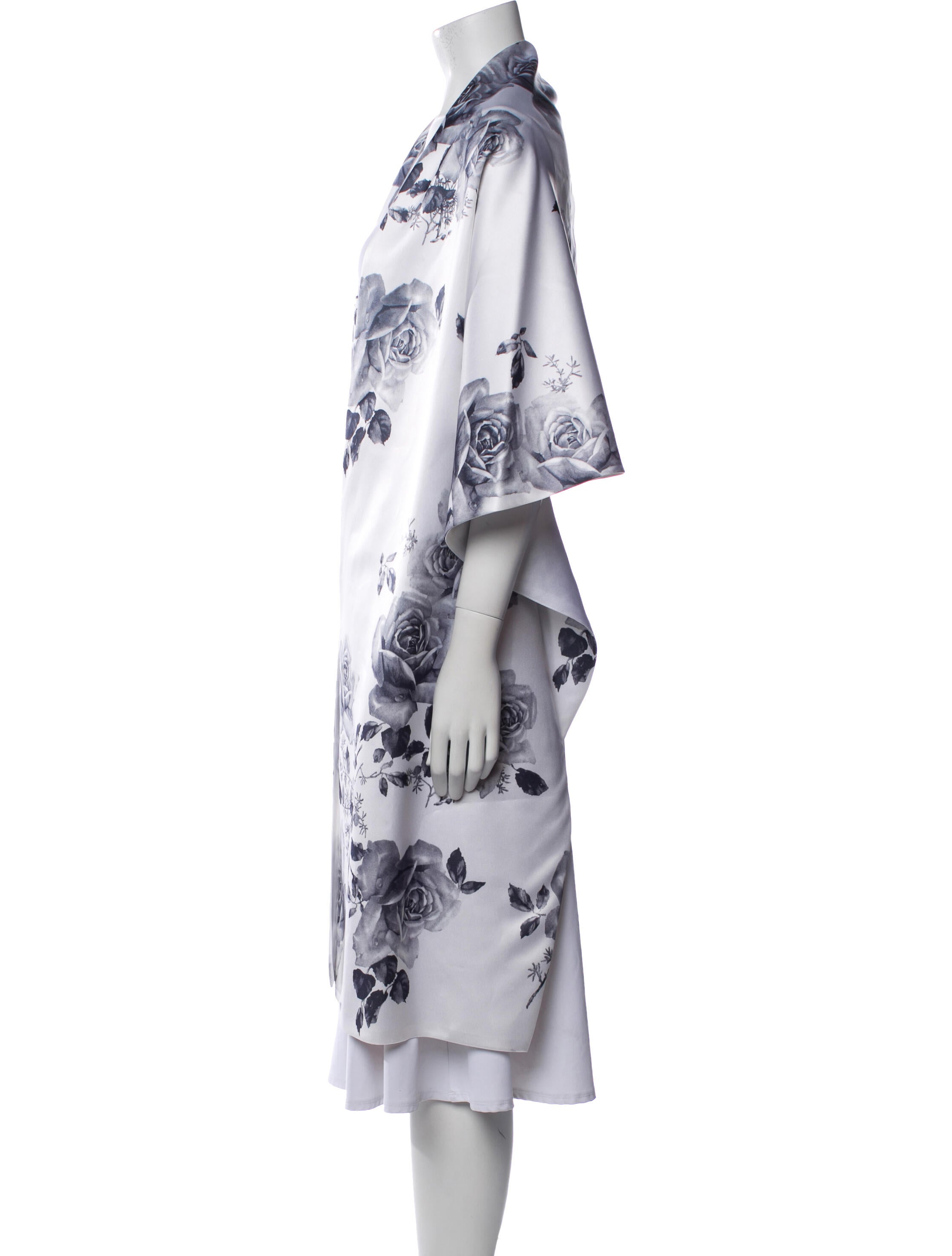 Adrienne Landau Silk Floral Print Scarf