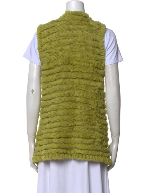 Adrienne Landau Striped Open Front Sweater