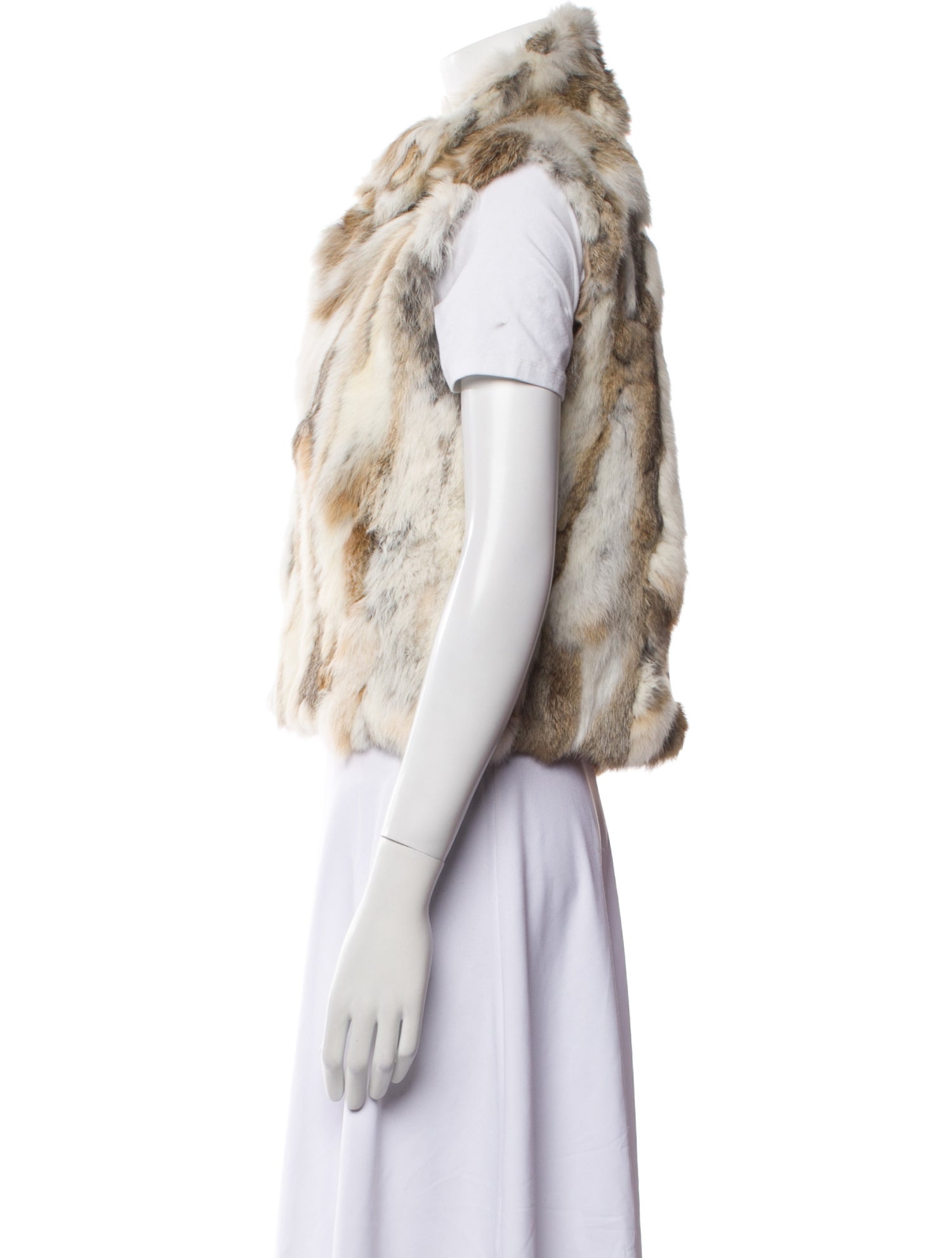 Adrienne Landau Fur Printed Fur Jacket
