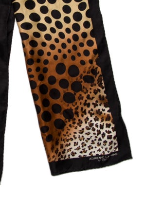 Adrienne Landau Silk Animal Print Scarf
