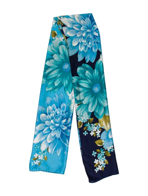 Adrienne Landau Silk Floral Print Scarf