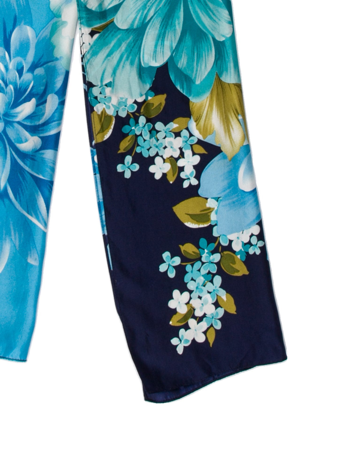 Adrienne Landau Silk Floral Print Scarf