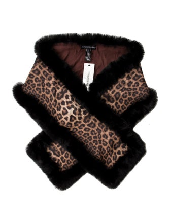 Adrienne Landau Animal Print Shawl