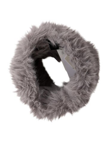 Adrienne Landau Scarves and Shawls Fur Scarf