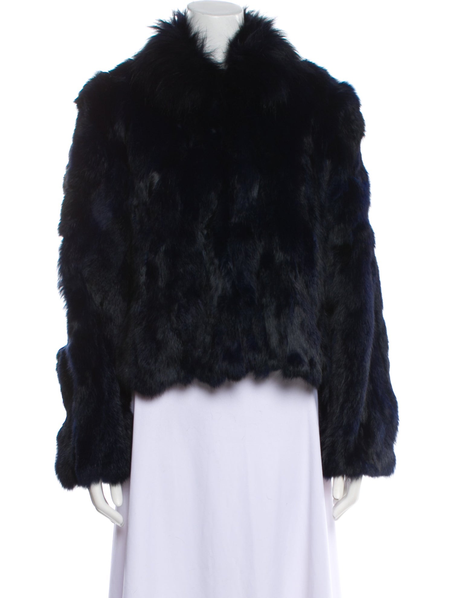 Adrienne Landau Fur Faux Fur Jacket