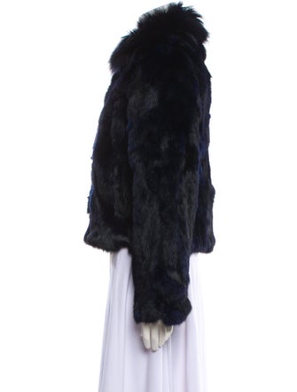 Adrienne Landau Fur Faux Fur Jacket