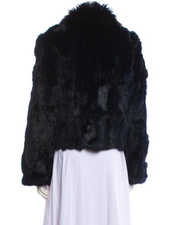 Adrienne Landau Fur Faux Fur Jacket