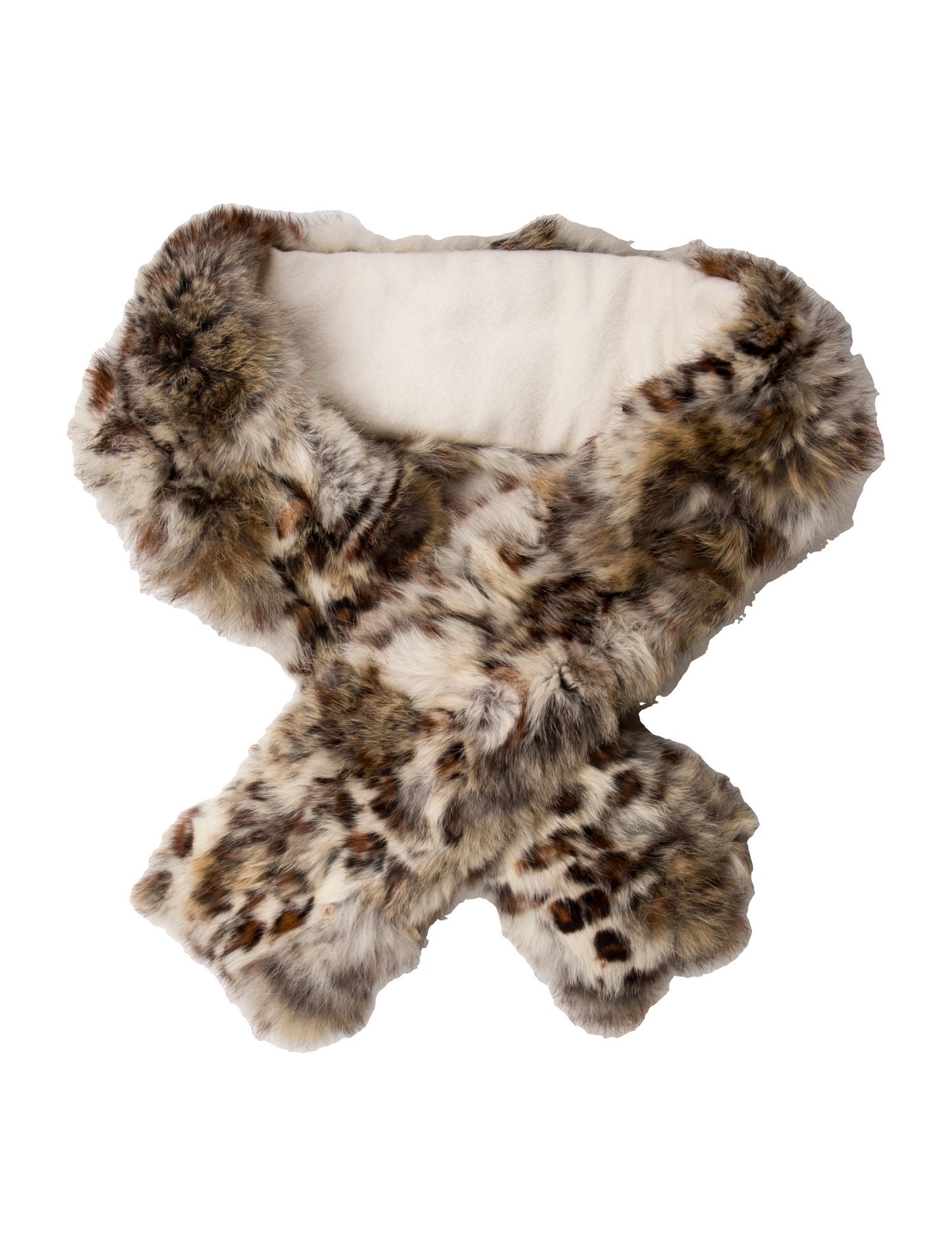 Adrienne Landau Cashmere Animal Print Scarf