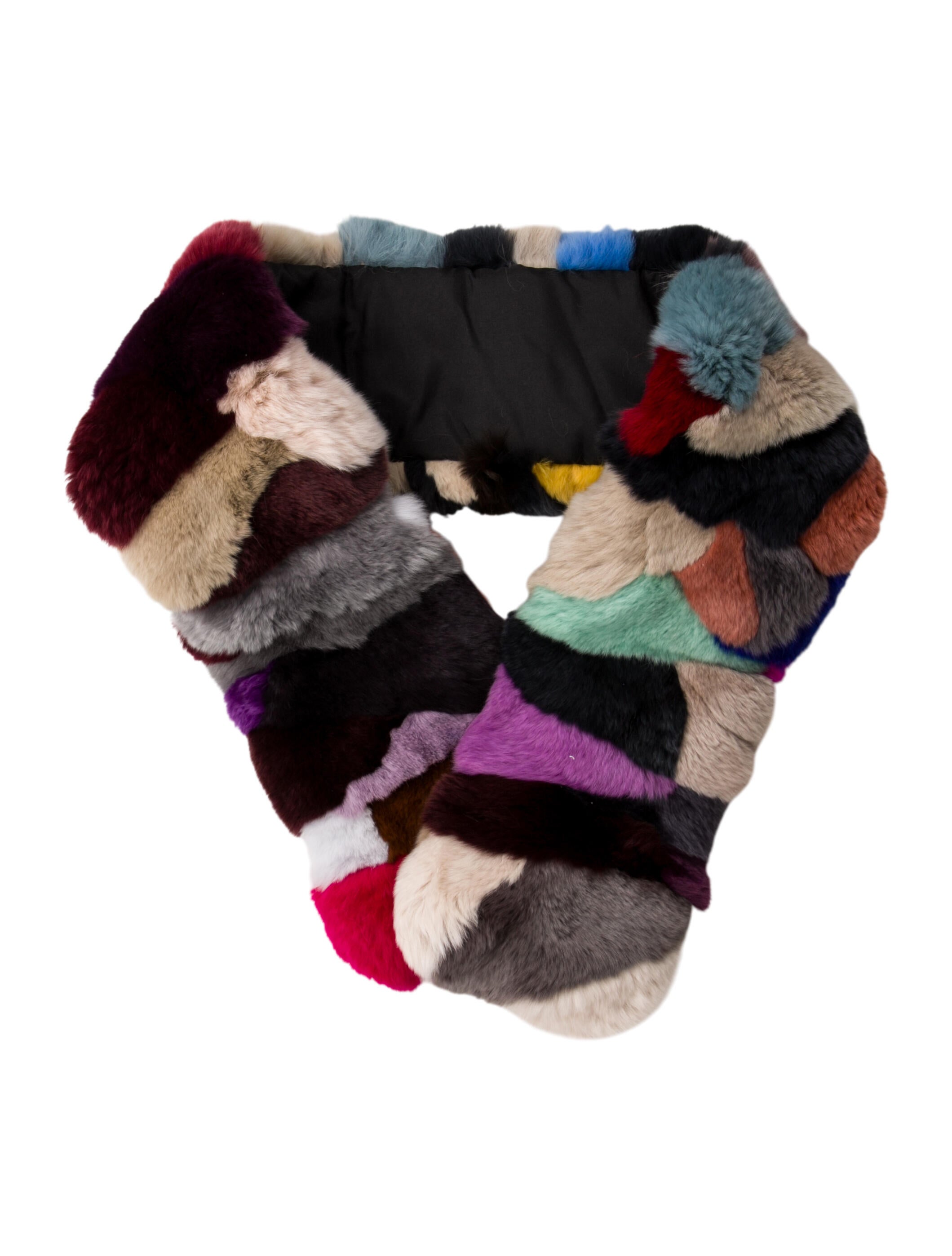 Adrienne Landau Colorblock Pattern Scarf w/ Tags