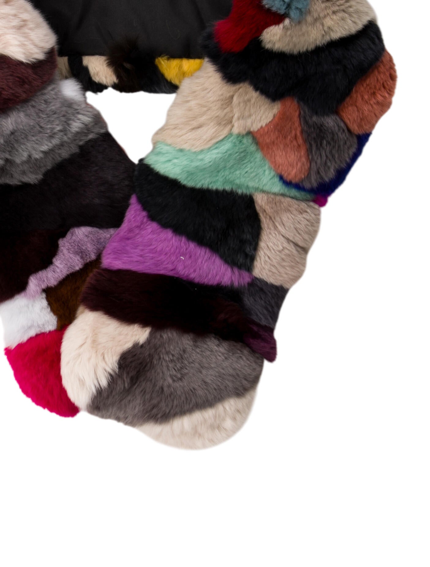 Adrienne Landau Colorblock Pattern Scarf w/ Tags