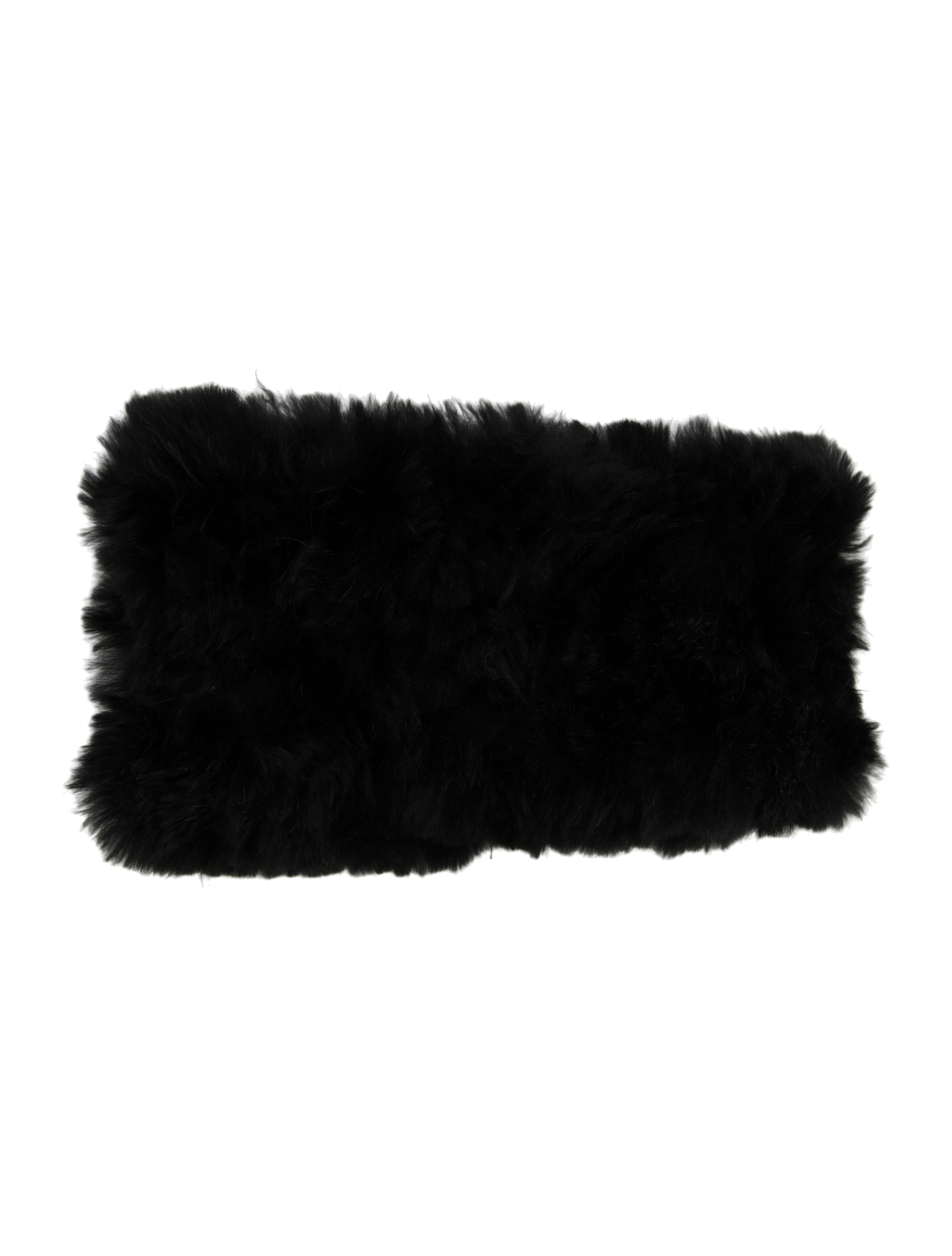 Adrienne Landau Rabbit Fur Headband