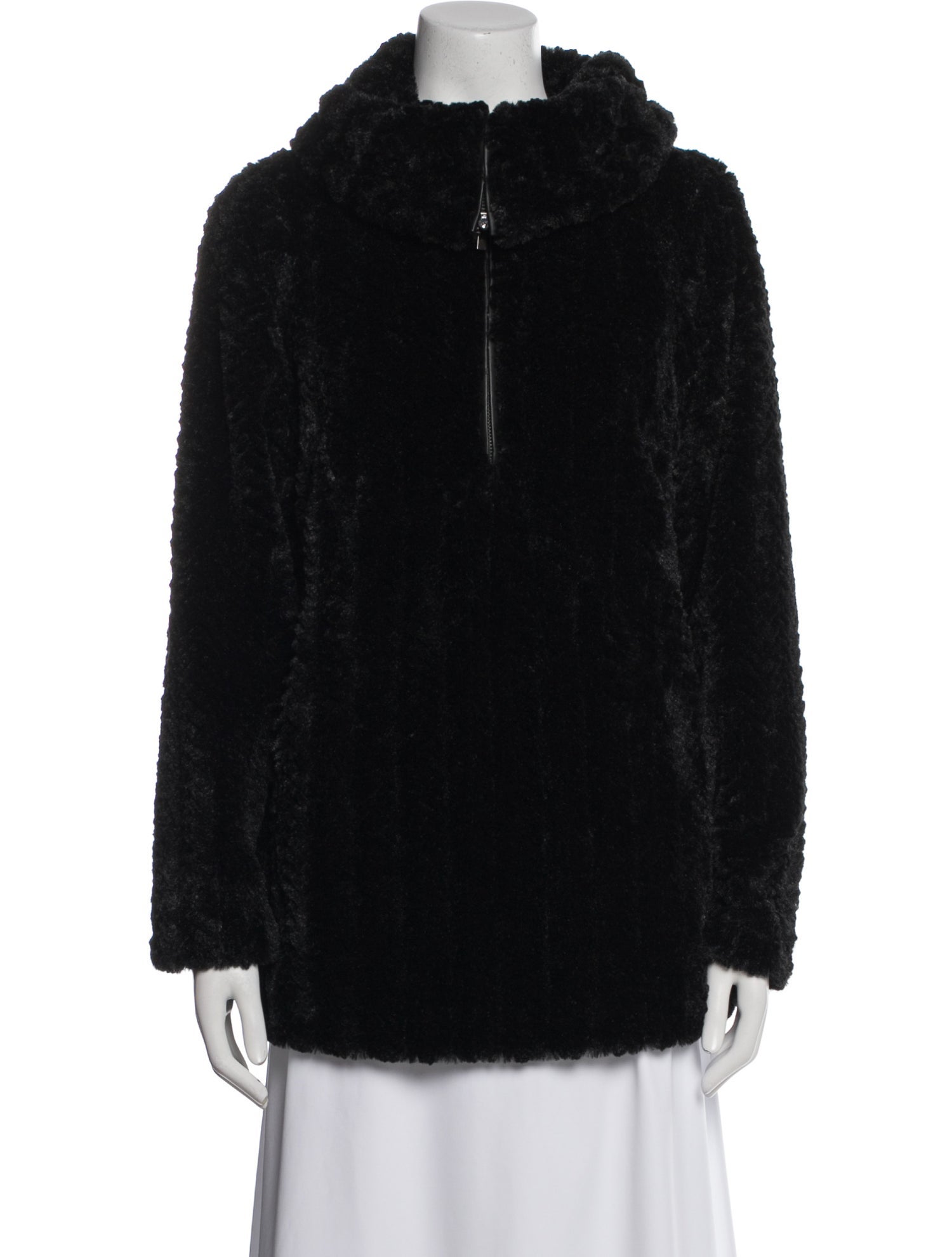 Adrienne Landau Faux Fur Jacket