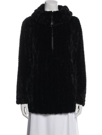 Adrienne Landau Faux Fur Jacket