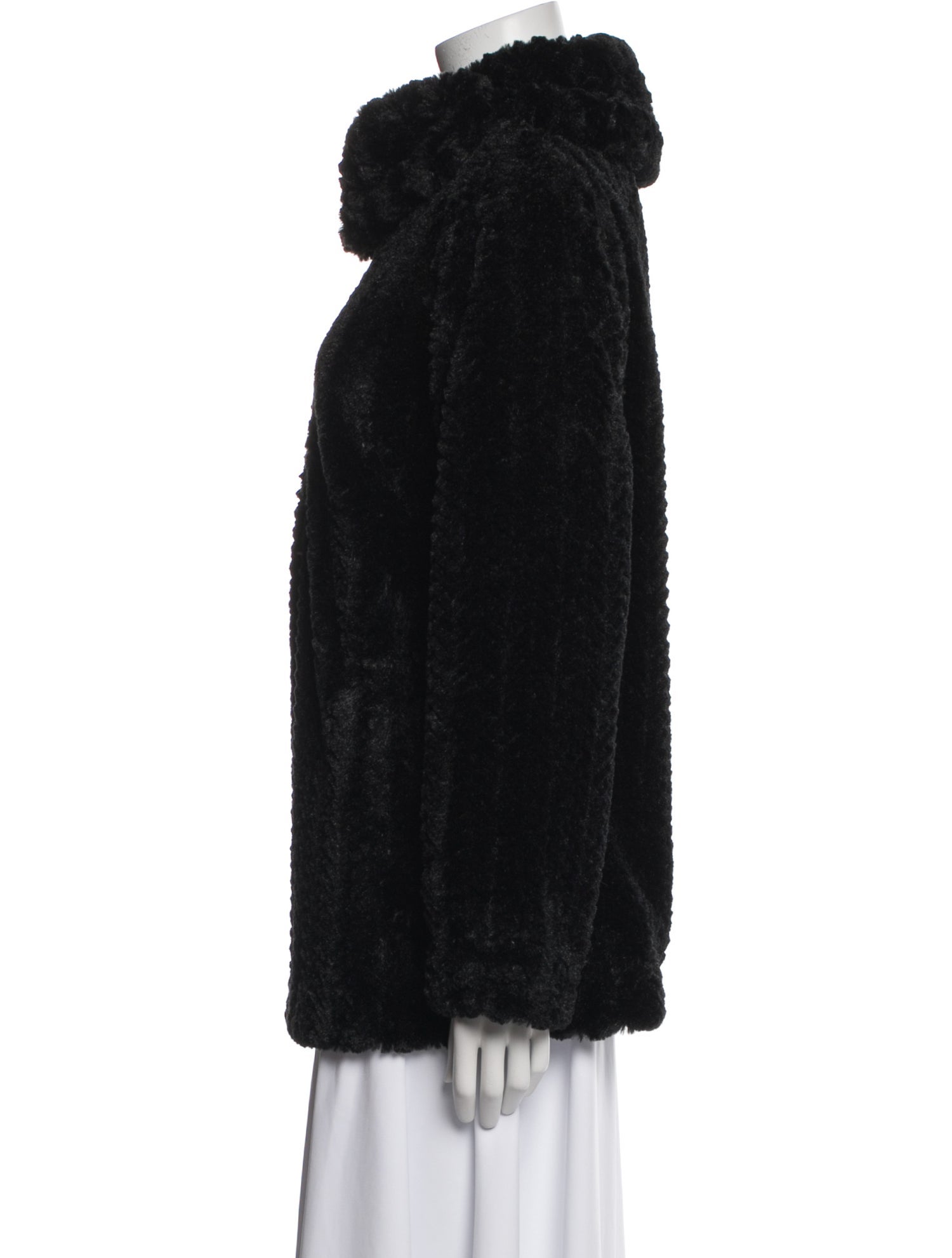 Adrienne Landau Faux Fur Jacket