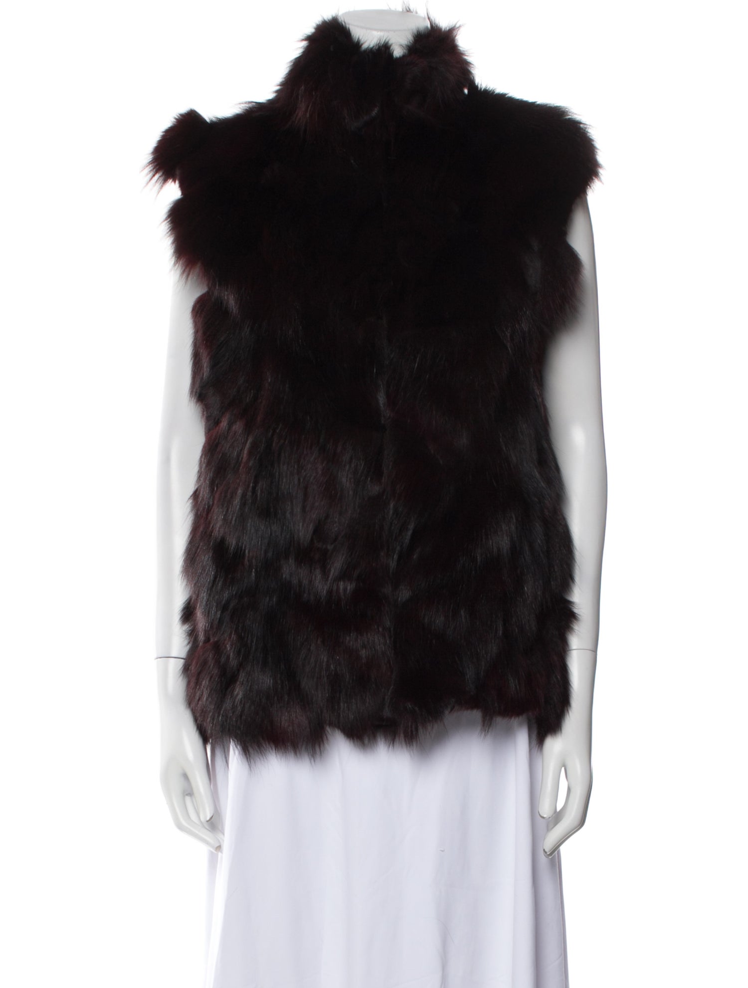 Adrienne Landau Fox Vest