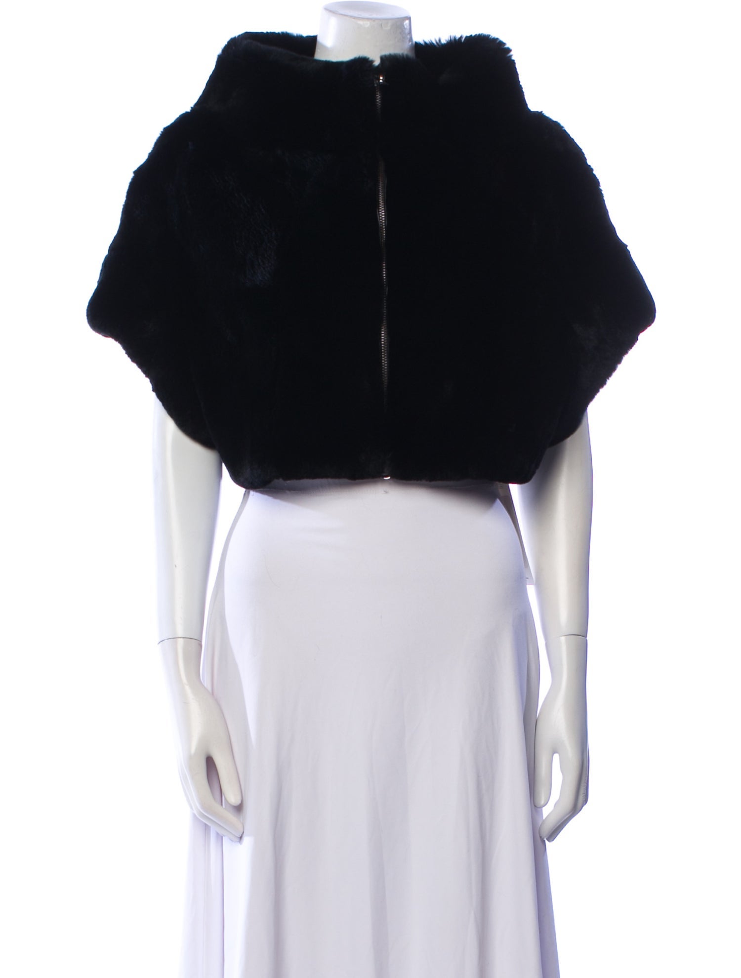 Adrienne Landau Angora Fur Jacket w/ Tags