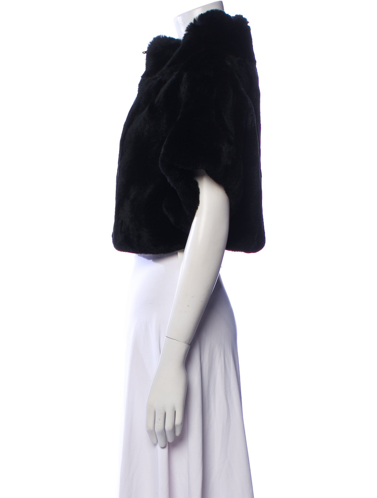 Adrienne Landau Angora Fur Jacket w/ Tags