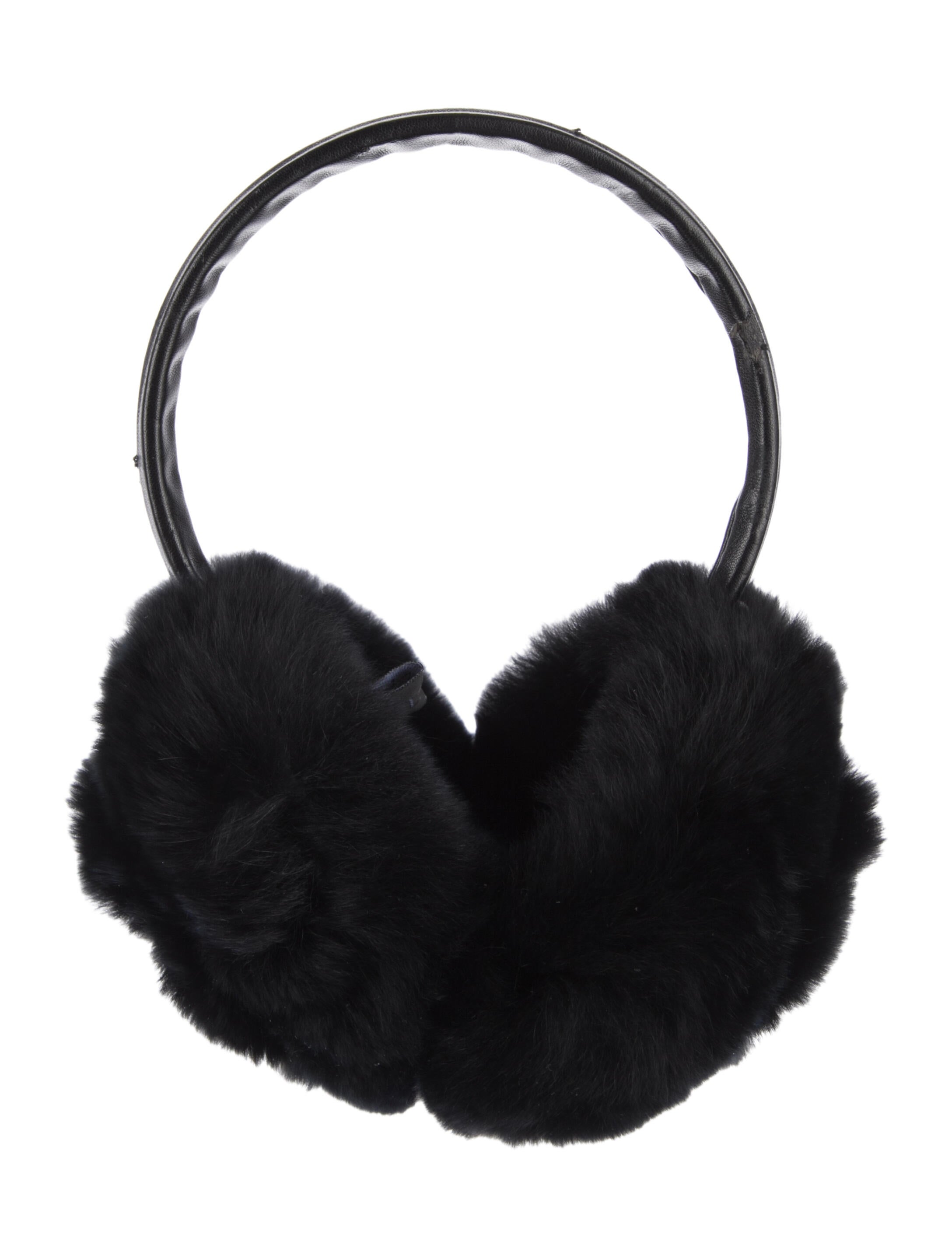 Adrienne Landau Black Earmuffs