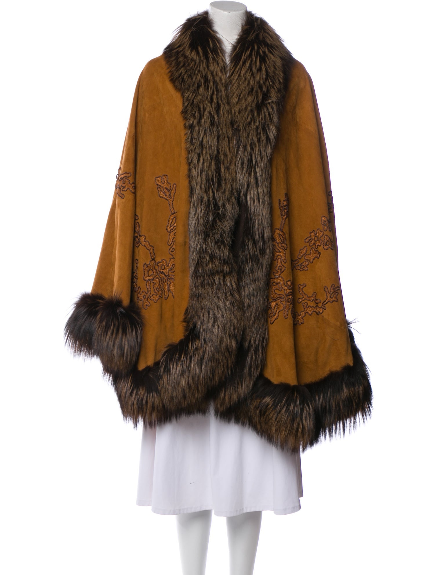 Adrienne Landau Suede Printed Sweater