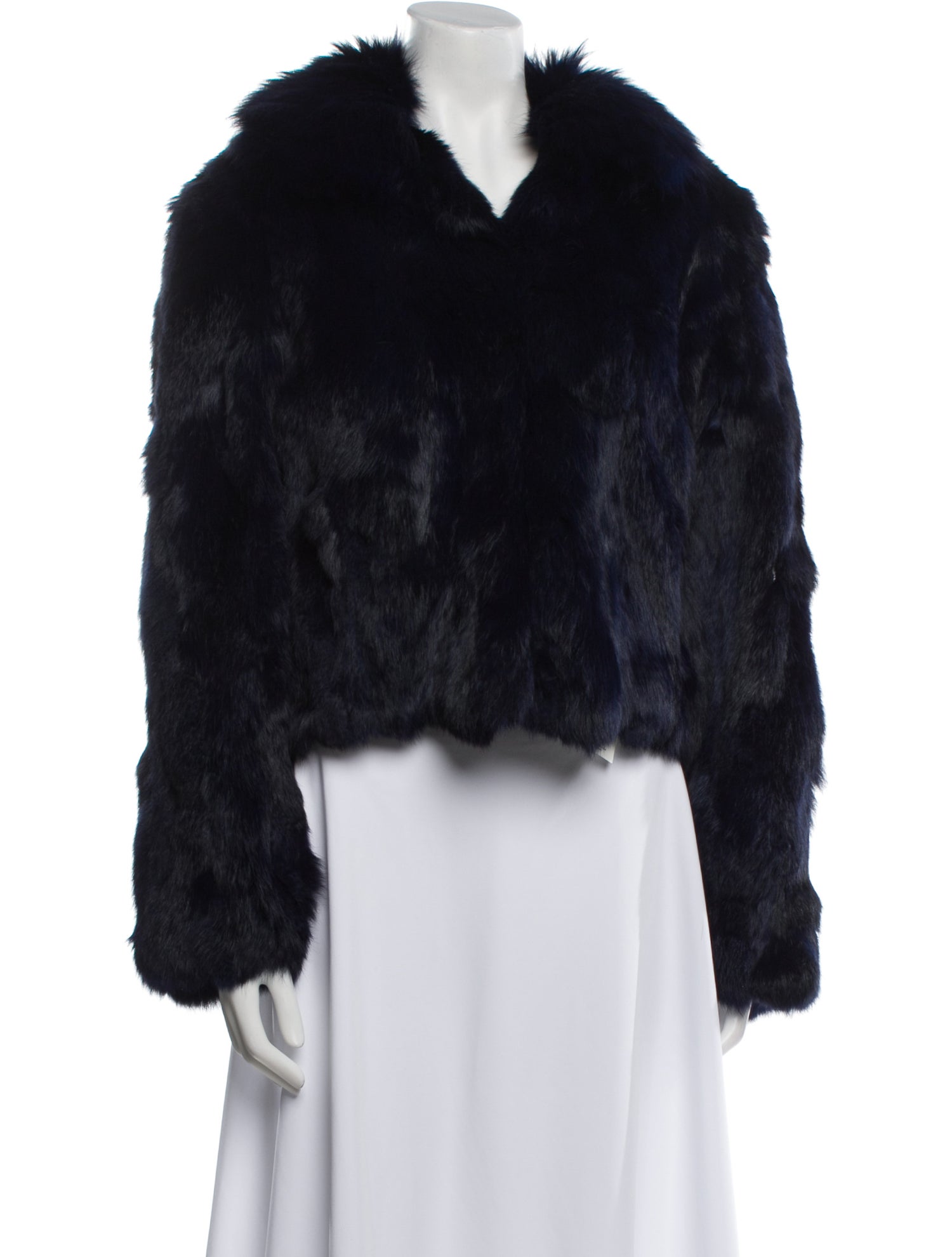 Adrienne Landau Fur Faux Fur Jacket