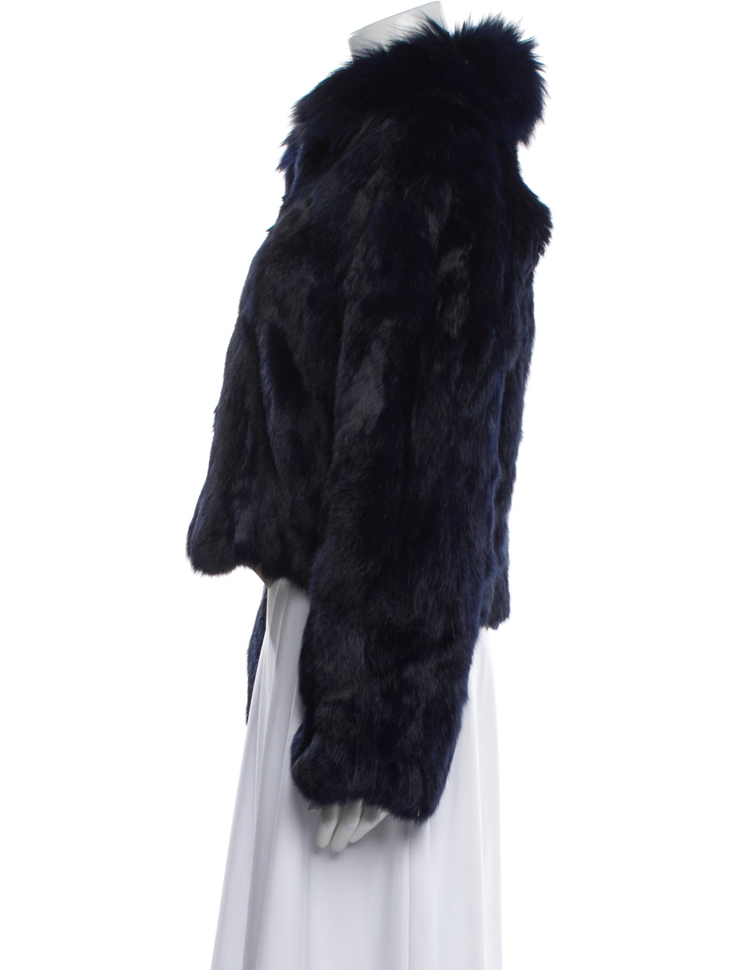 Adrienne Landau Fur Faux Fur Jacket
