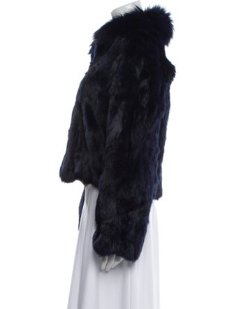 Adrienne Landau Fur Faux Fur Jacket